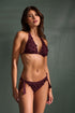 Shan Charlie-Rose Low-Rise Bikini Bottom